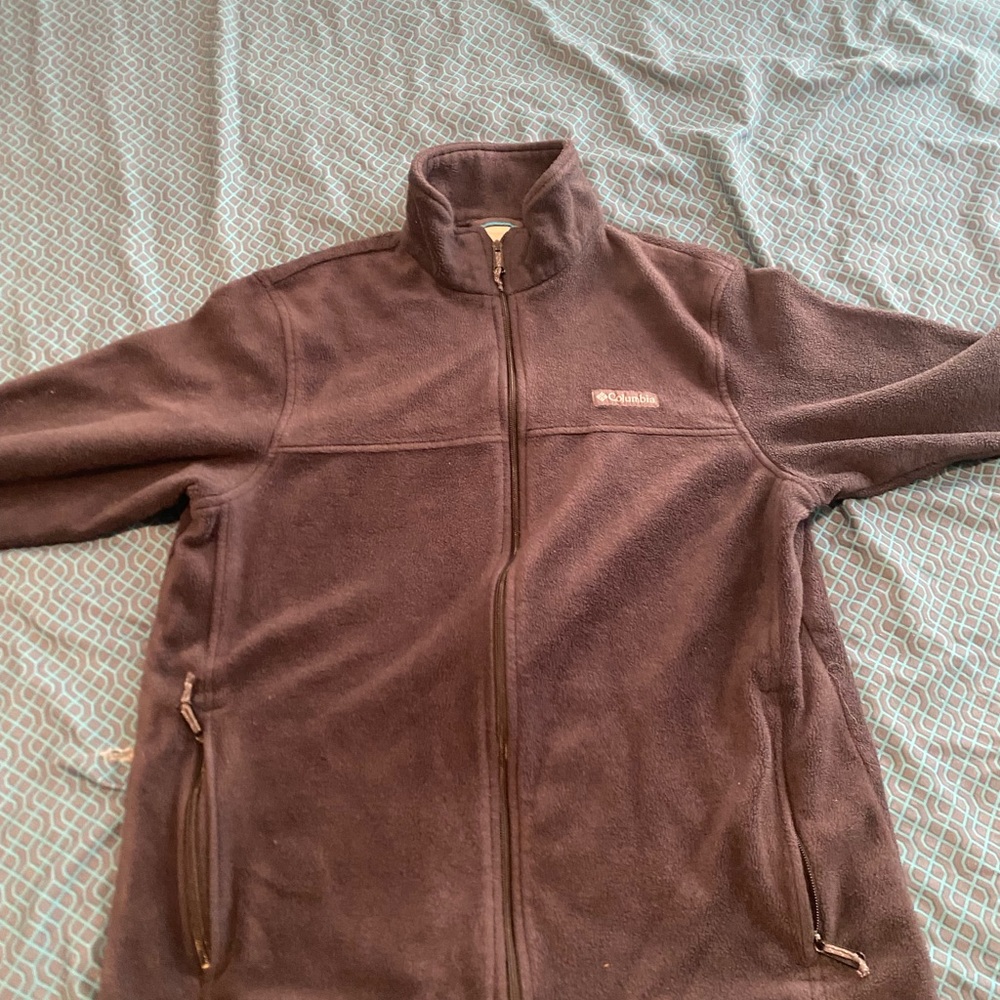 Womans Black Columbia Fleece Jacket